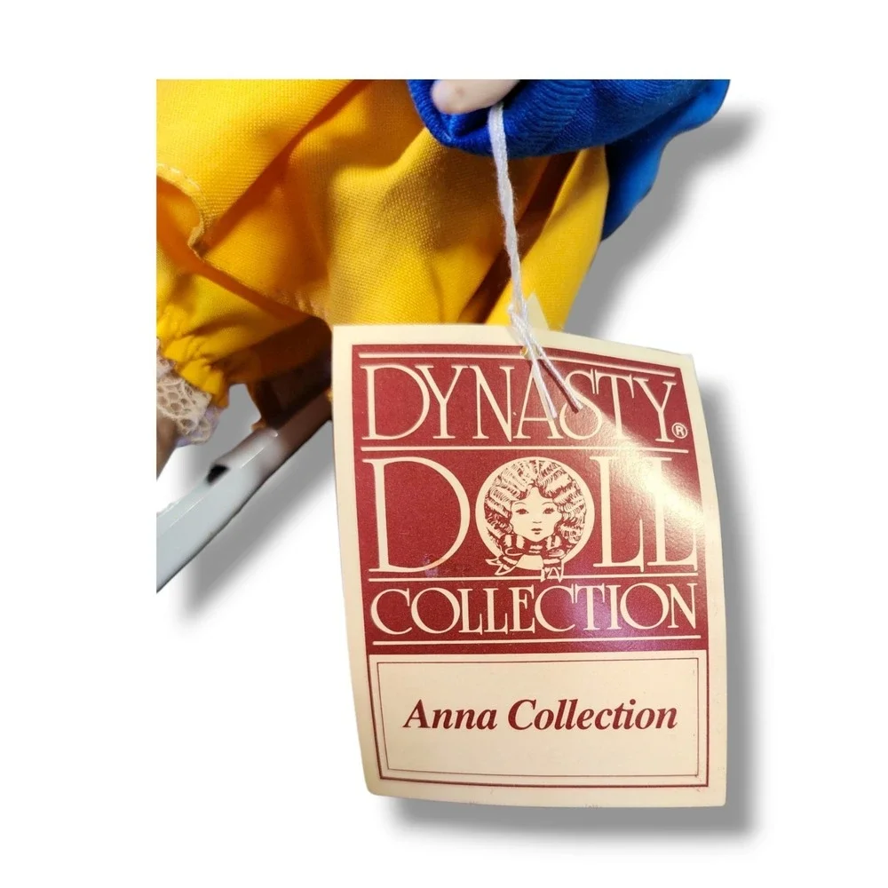 Dynasty Doll Collection Anna Collection Melinda 14in‎ Cheerleader Porcelain Doll